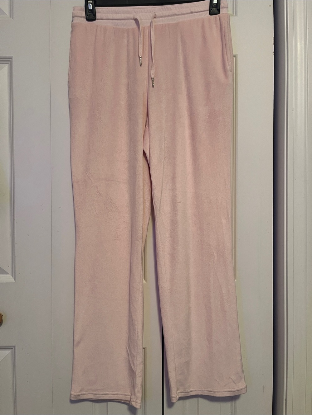 Juicy Couture Velour Lounge Pants - Light Pink Size Large EUC